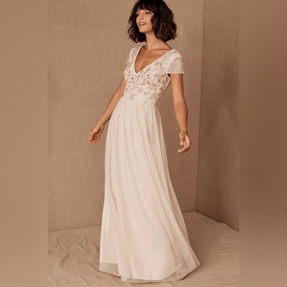 NWOT BHLDN Beaded Tulle Diaz Dress Size 16